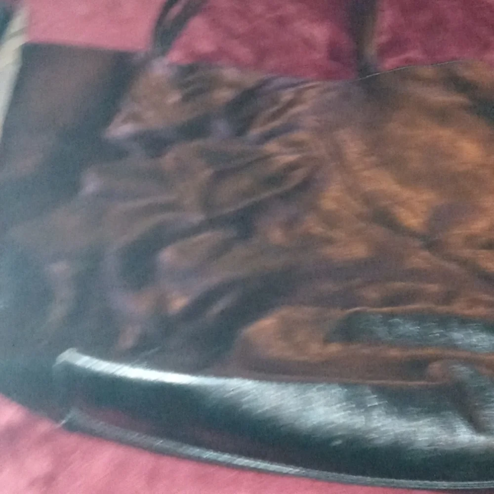 Black tote bag